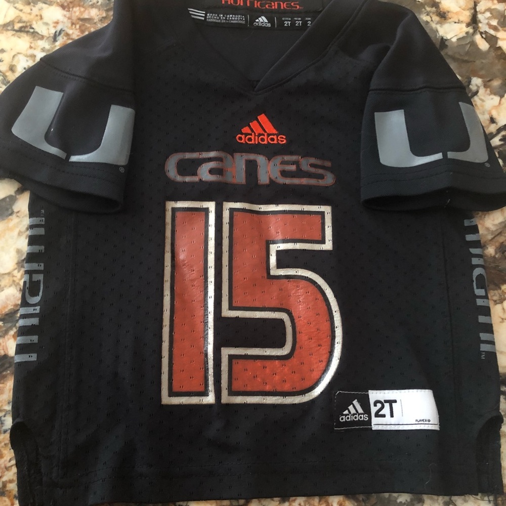 Miami Hurricanes Reebok Jersey 2T